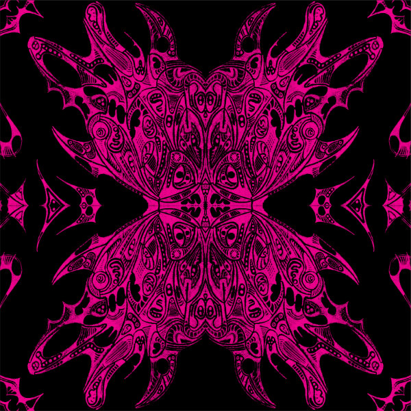 Black / Magenta