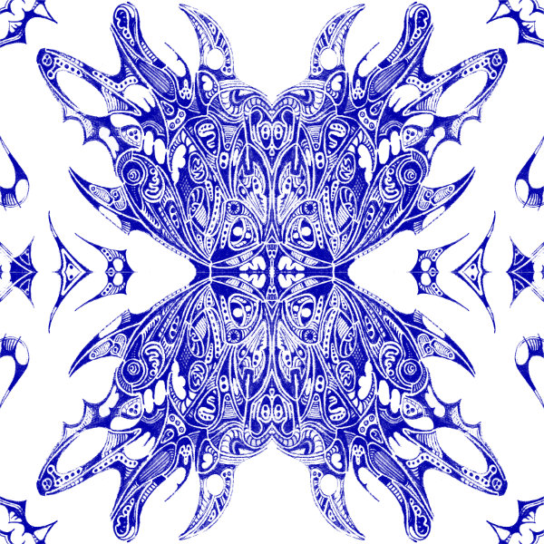 White / Blue