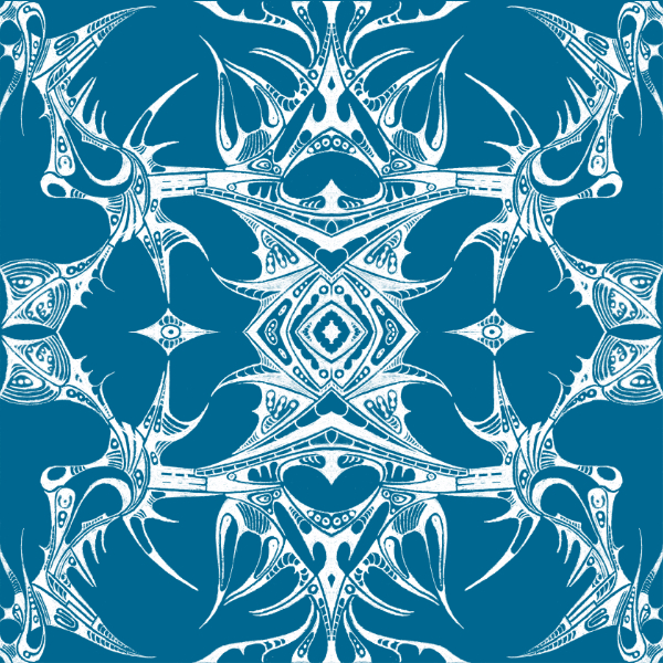 Cyan / White