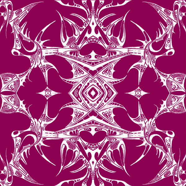 Magenta / White
