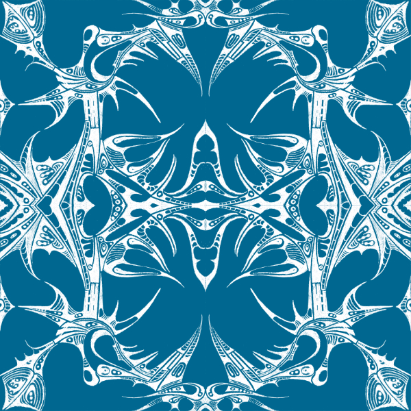 Cyan / White