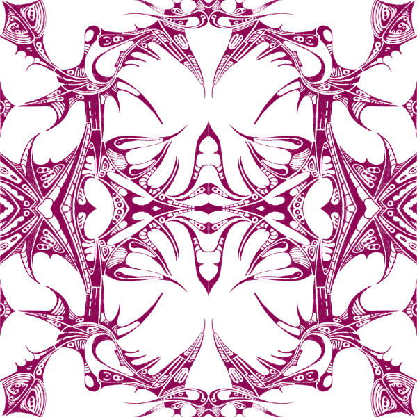 White / Magenta