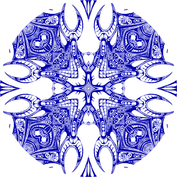 White / Blue