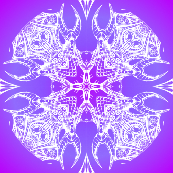 Purple / White