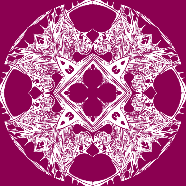 Magenta / White