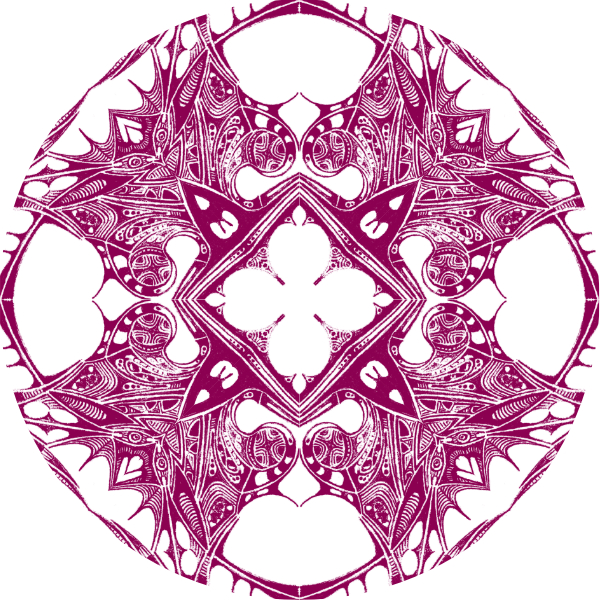 White / Magenta
