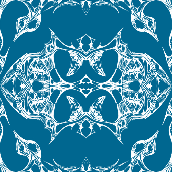 Cyan / White