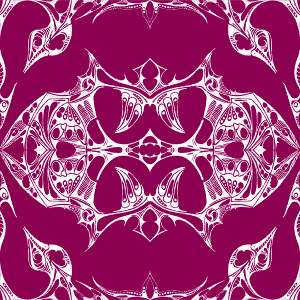 Magenta / White