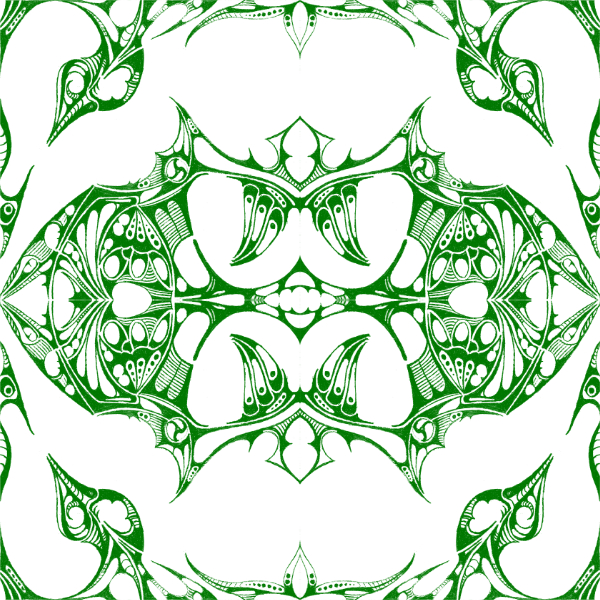 White / Green