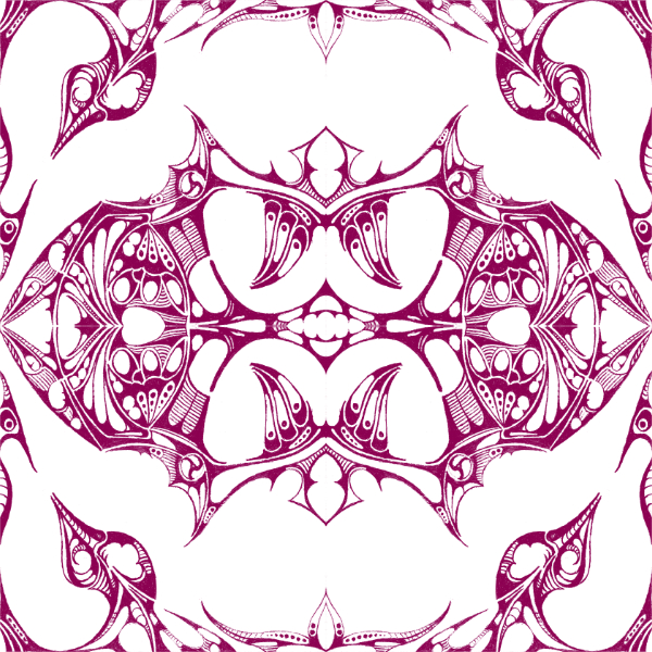 White / Magenta