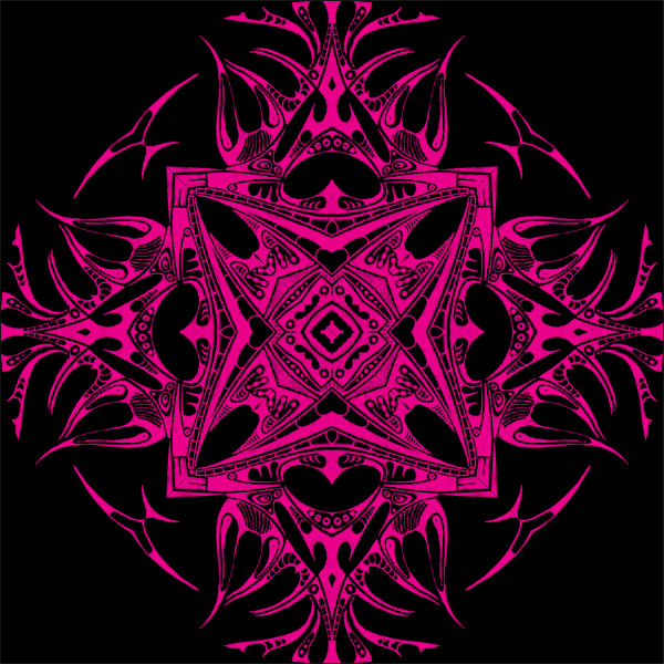 Black / Magenta