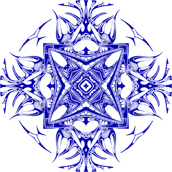 White / Blue