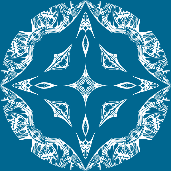 Cyan / White