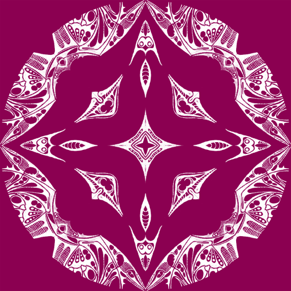Magenta / White