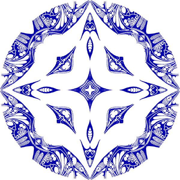 White / Blue