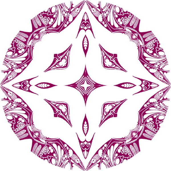 White / Magenta