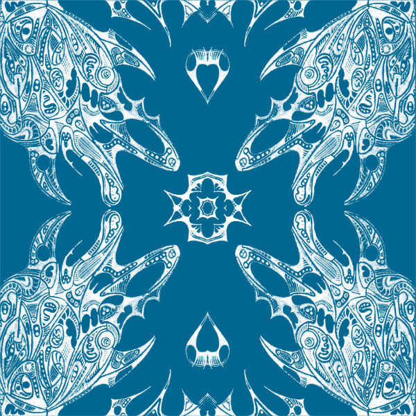 Cyan / White