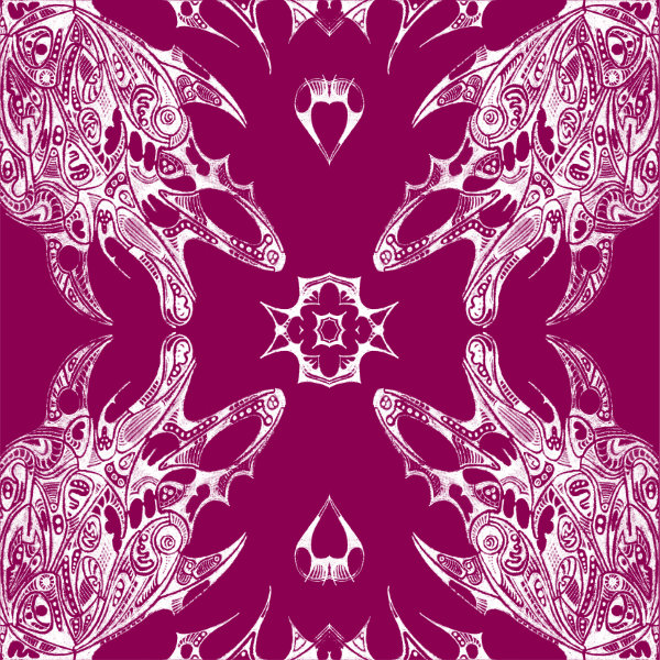 Magenta / White