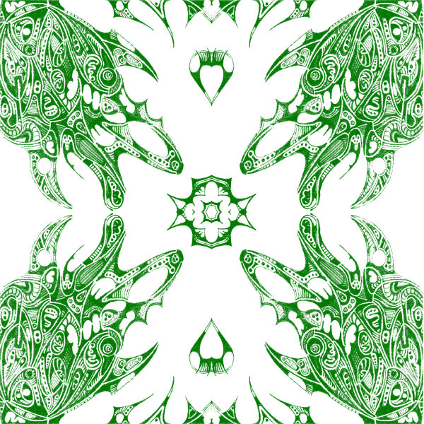 White / Green