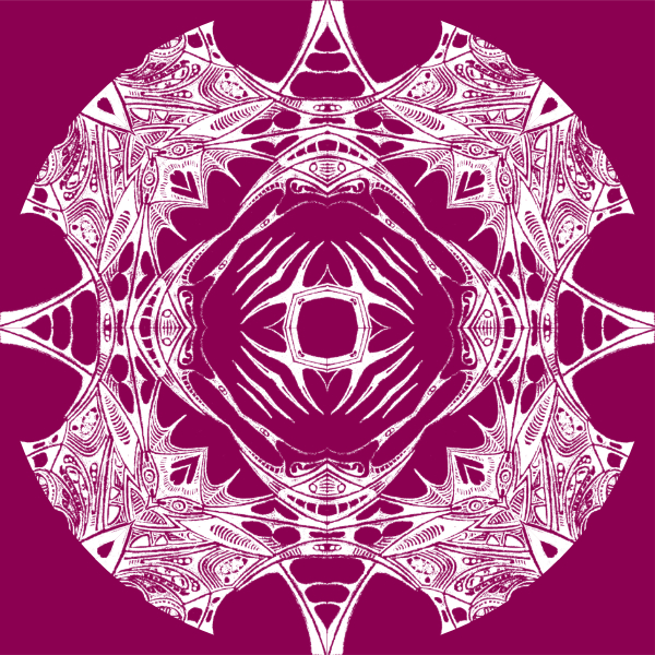 Magenta / White