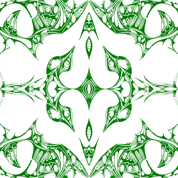 White / Green