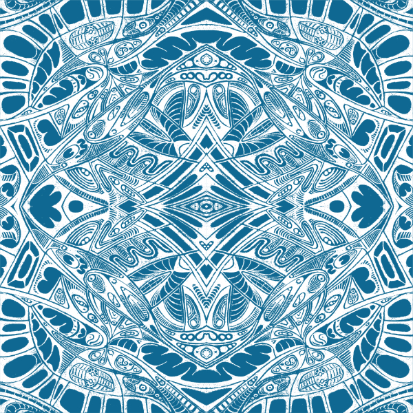 Cyan / White