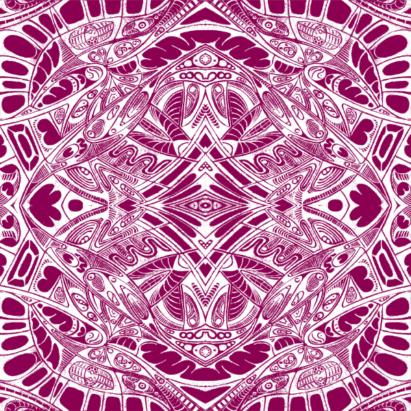 Magenta / White