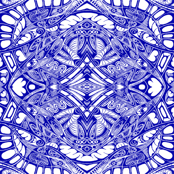 White / Blue