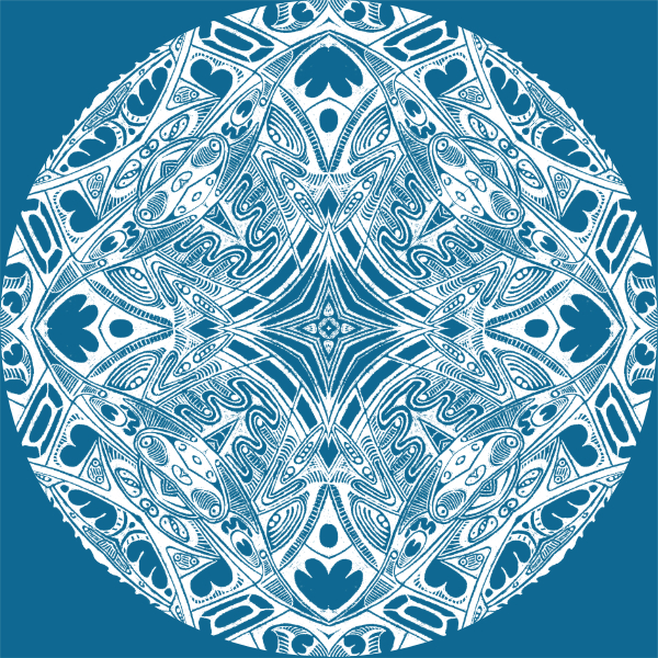 Cyan / White