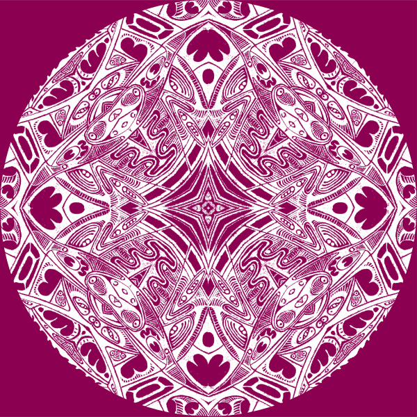 Magenta / White