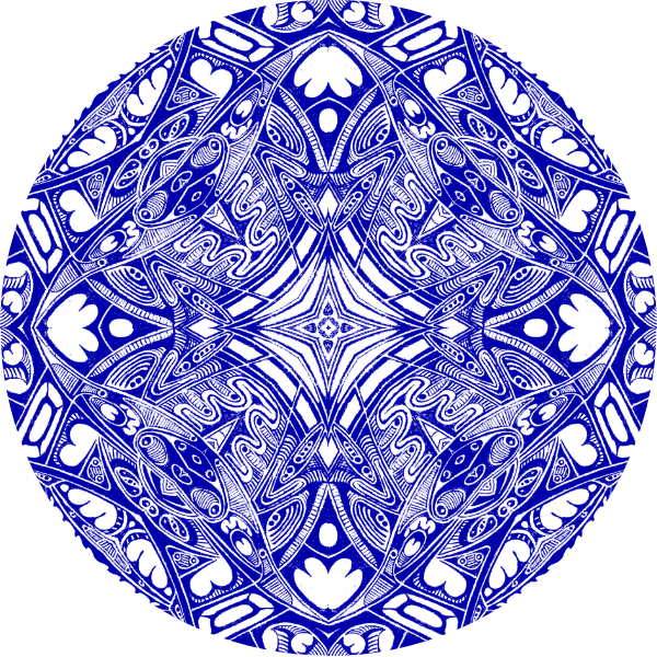White / Blue