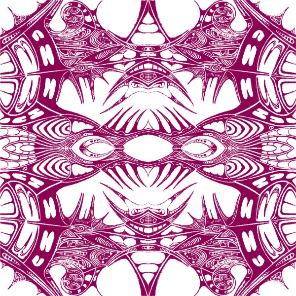 White / Magenta