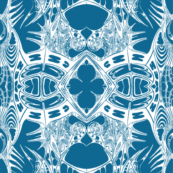 Cyan / White