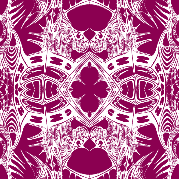 Magenta / White