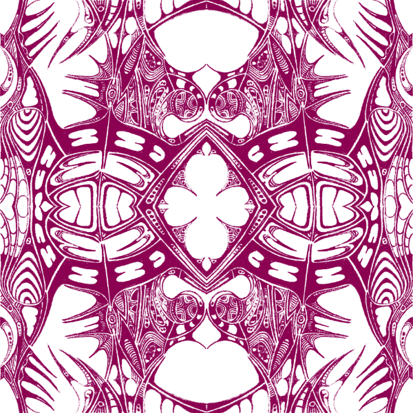 White / Magenta