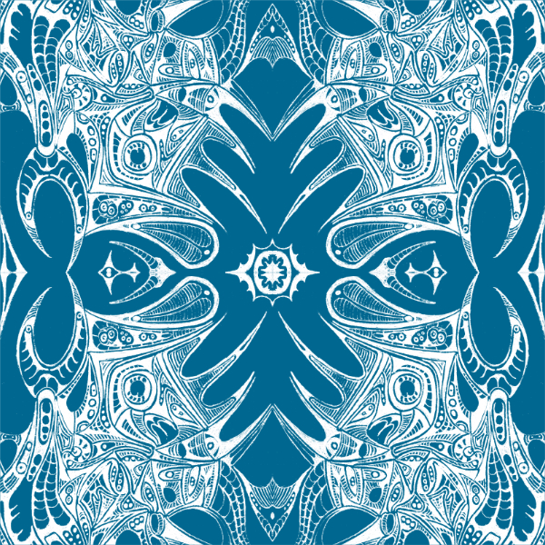 Cyan / White