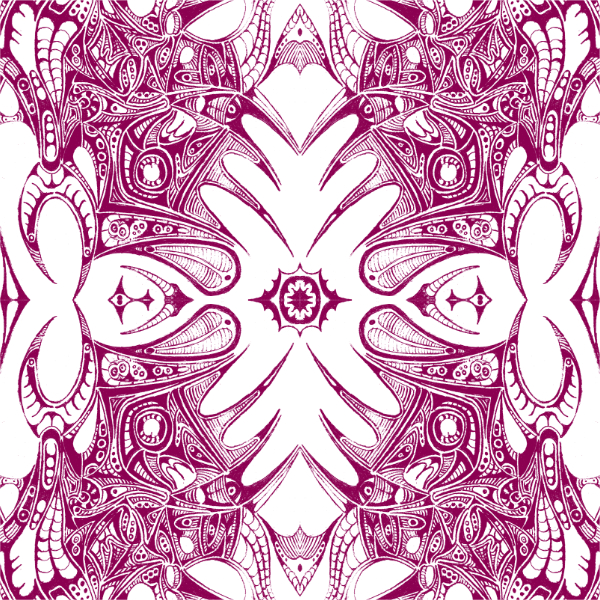White / Magenta