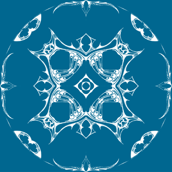 Cyan / White