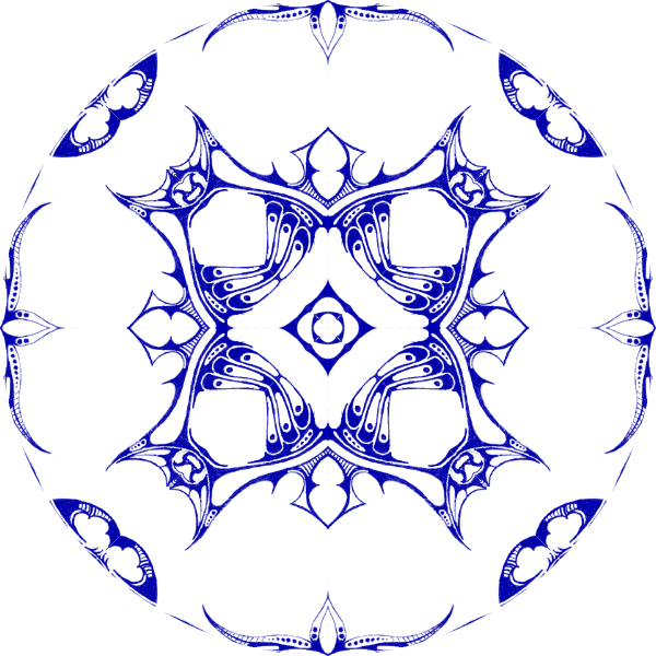 White / Blue
