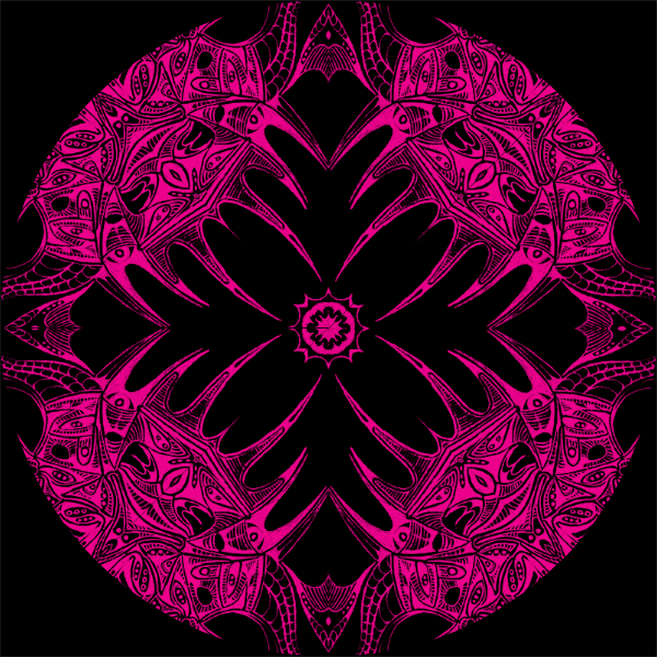 Black / Magenta
