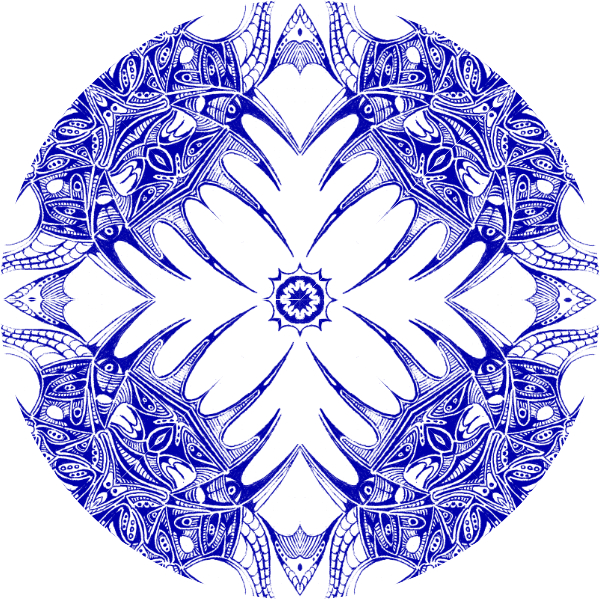 White / Blue
