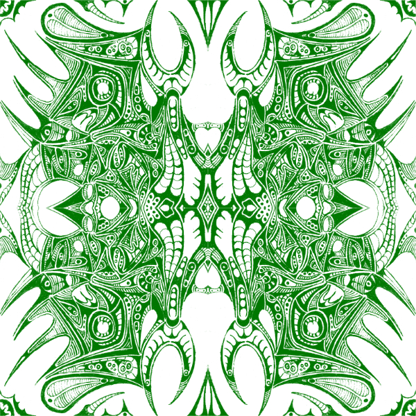 White / Green