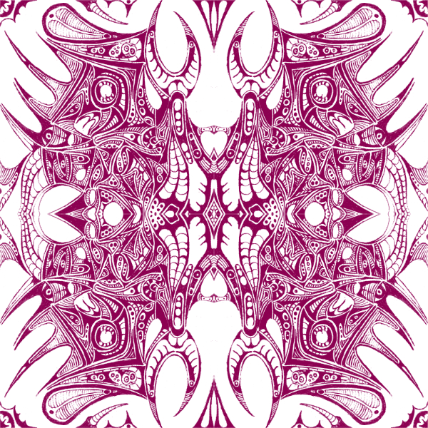 White / Magenta