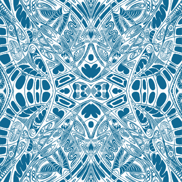 Cyan / White