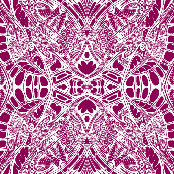 Magenta / White