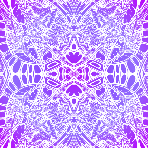 Purple / White