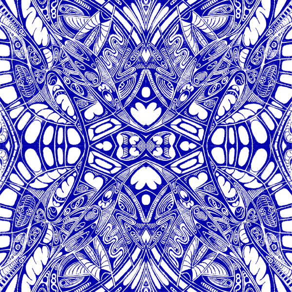 White / Blue