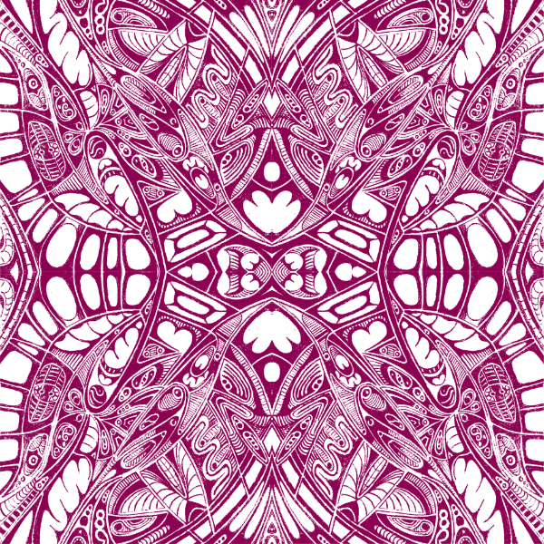 White / Magenta