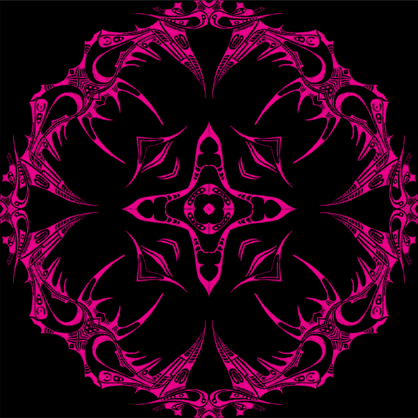 Black / Magenta